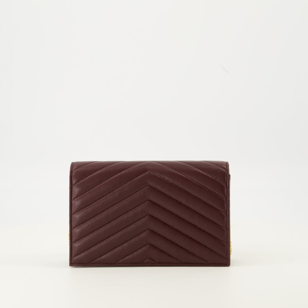 Bild des Saint Laurent Marken Kettenumschlaggeldbörse für Frauen - Herbst-Winter 2025 - Rückansicht