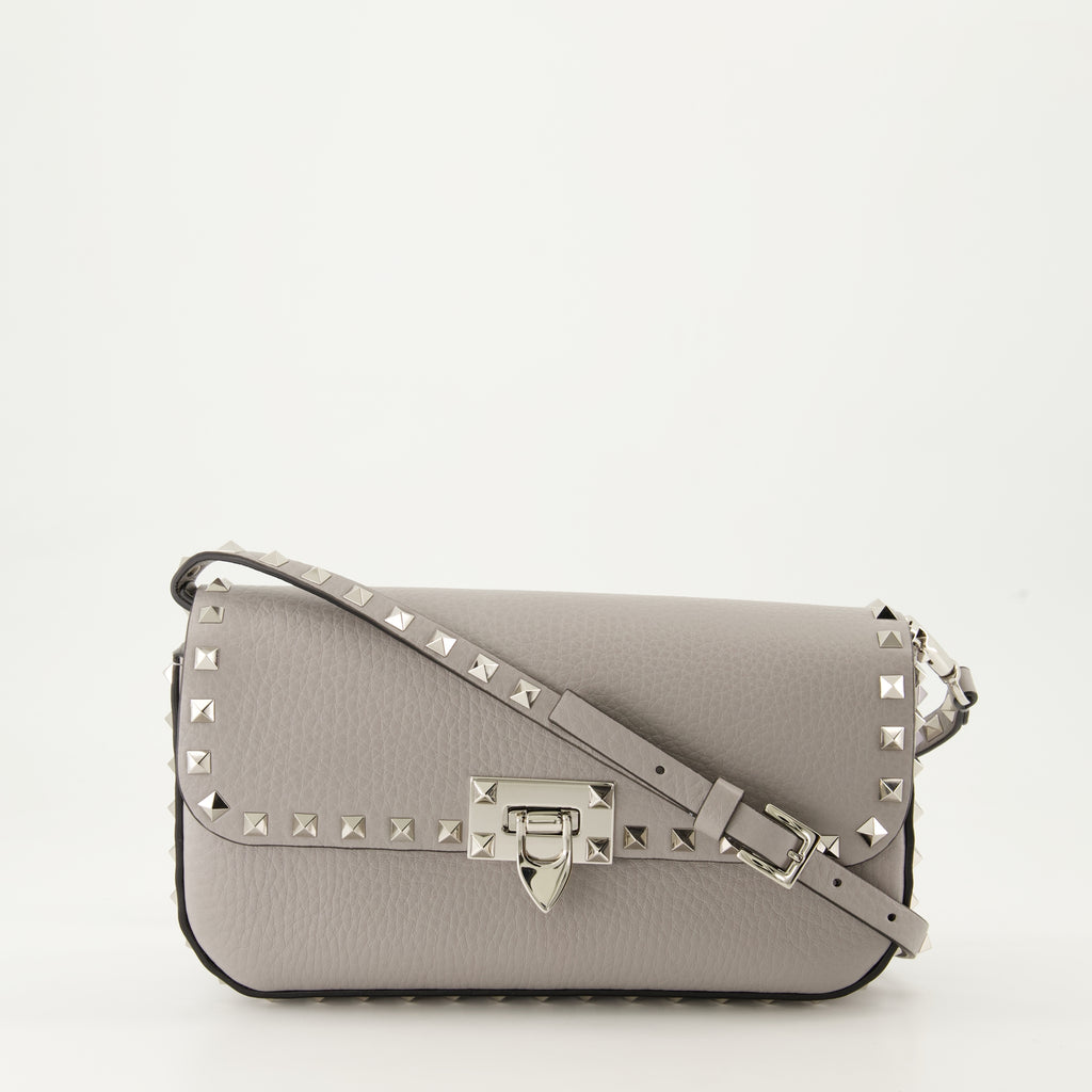 Crossbody bags Rockstud Shoulder Bag Valentino Garavani Gray Femme