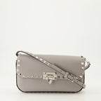 Crossbody bags Rockstud Shoulder Bag Valentino Garavani Gray Femme