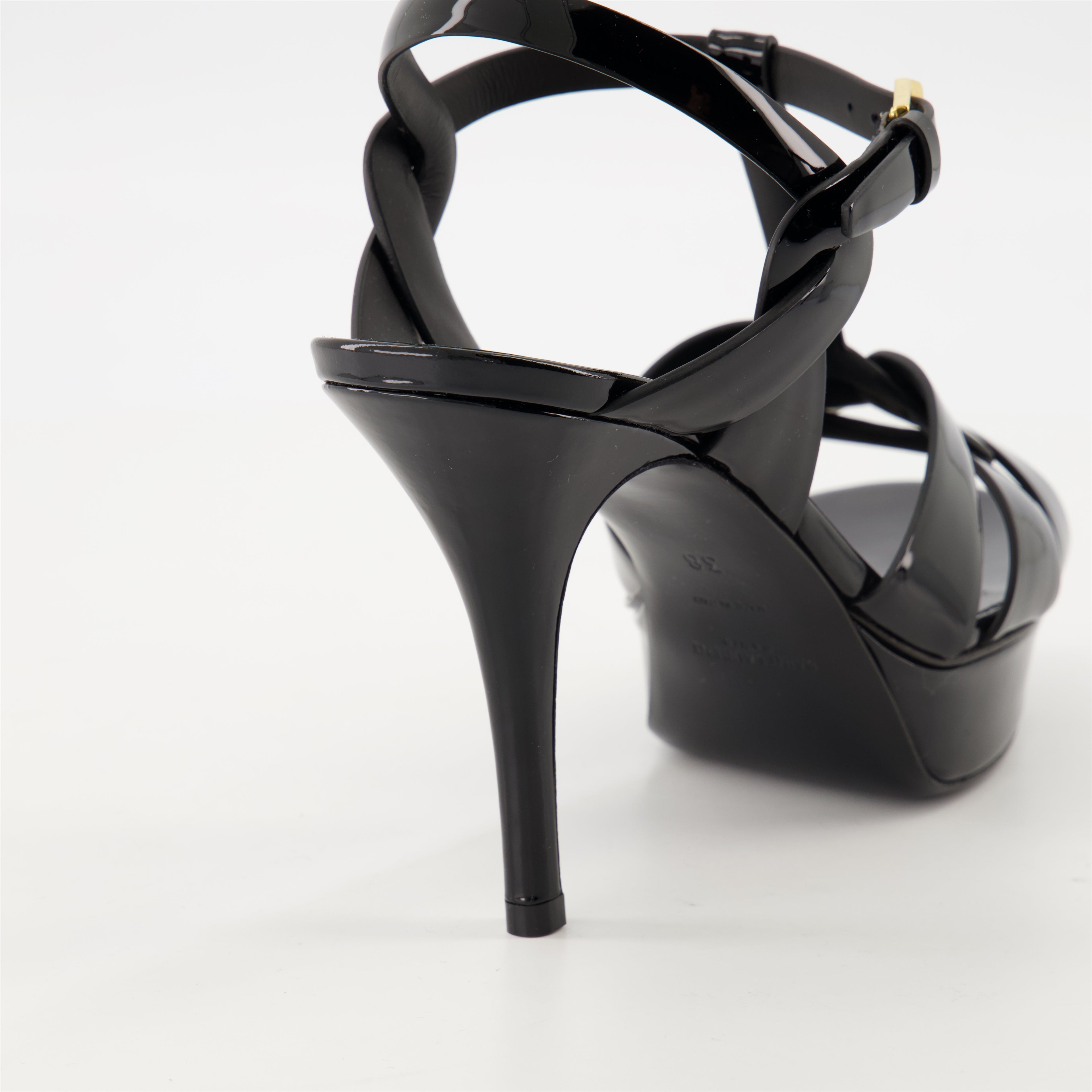 Open shoes Tribute Pumps Saint Laurent Black Femme