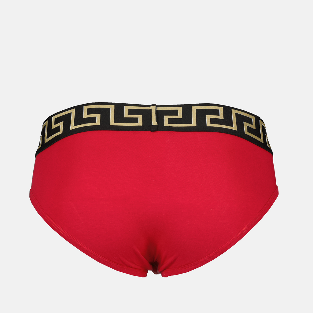 Intimo e homewear Slip Greca Versace Rosso Homme