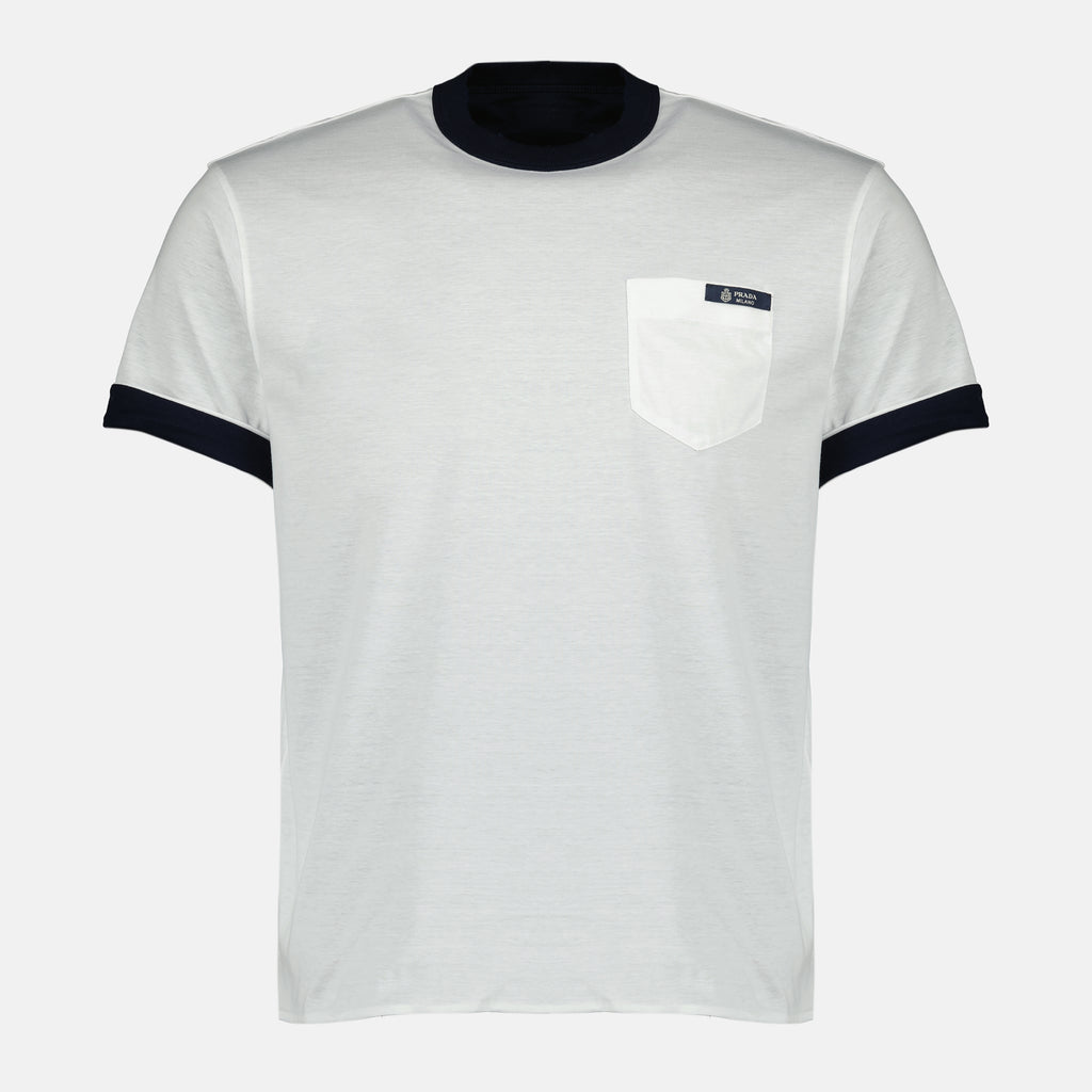 Bild des Prada Herren T-Shirts aus Baumwolle mit Wendefunktion - Frühling-Sommer 2026 - Vorderansicht