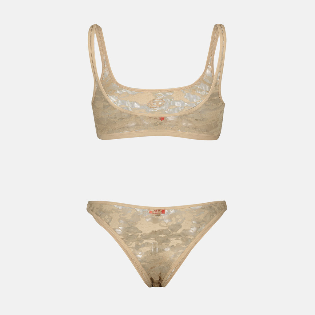 Sous-vêtements et homewear Brassière Kelsi en dentelle Diesel Beige Femme