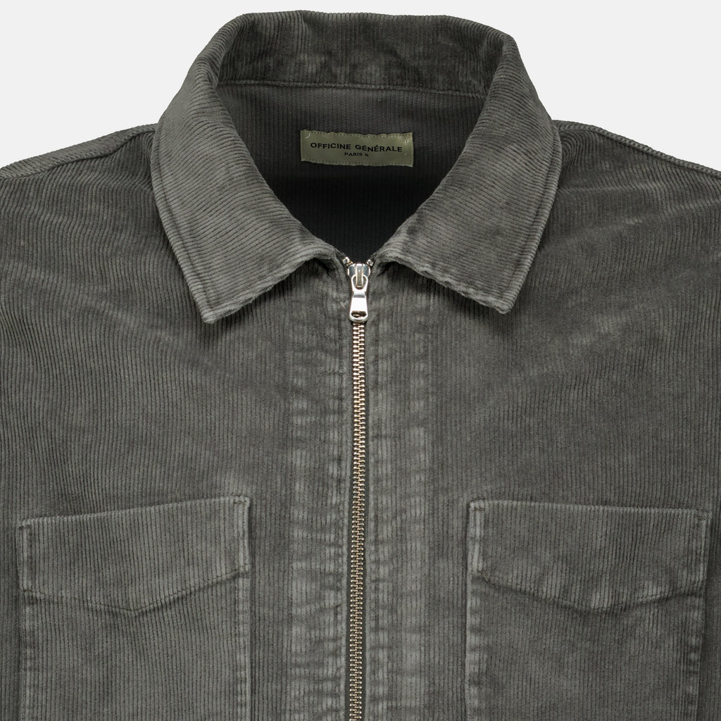 Vestes Surchemise en jean gris Officine Générale Gris Homme
