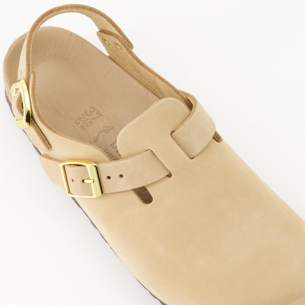 Open shoes Tokio Mules Birkenstock Beige Femme