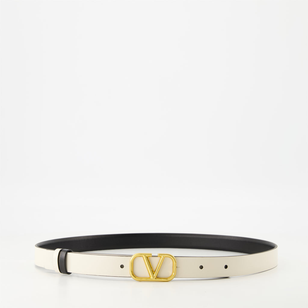 Ceintures Ceinture réversible VLogo Valentino Garavani Noir Femme