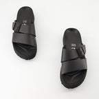 오픈 슈즈 알미나 샌들 Birkenstock 검은색 Femme