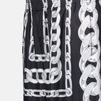 Shorts Kurze Medusa-Ketten Versace Schwarz Homme