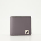 スモールレザーグッズ FFコンパクトウォレット Fendi グレー Homme