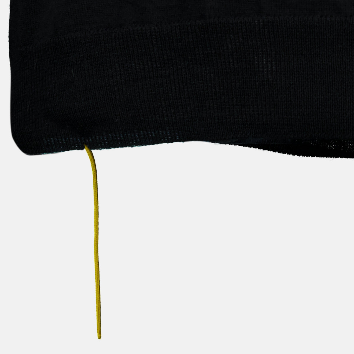 Maille Pull noir en laine fine Fendi Noir Homme