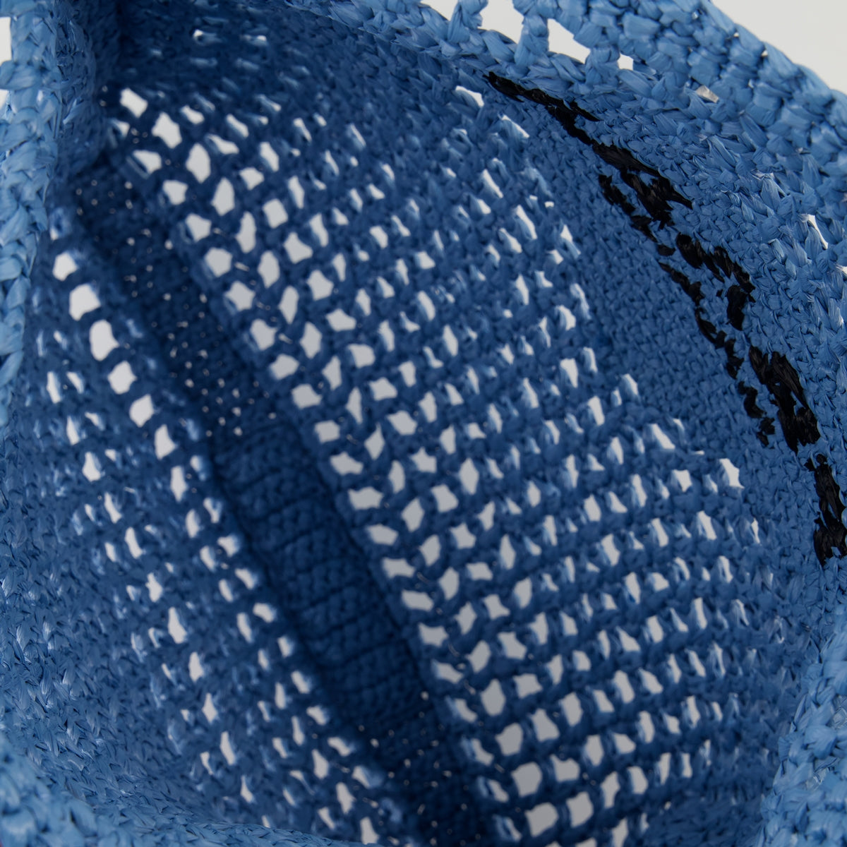 Borse tote Borsa a tracolla all'uncinetto Prada Blu Femme