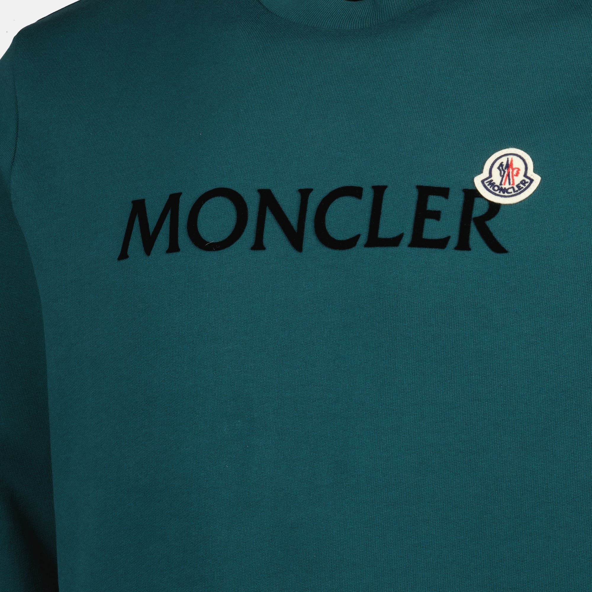Sweatshirts Sweatshirt à logo Moncler Vert Homme