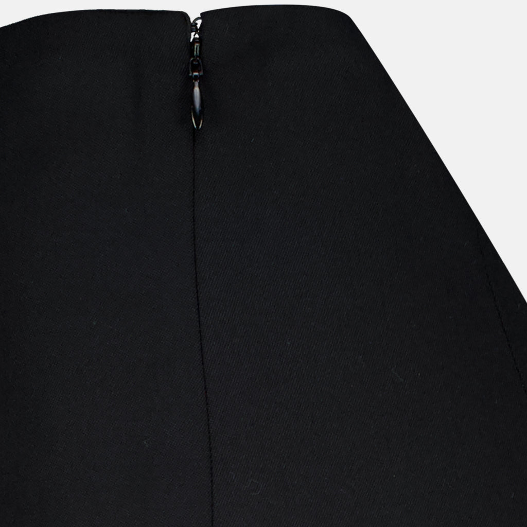 Jupes Long Black Wool Skirt Maison Margiela Noir Femme