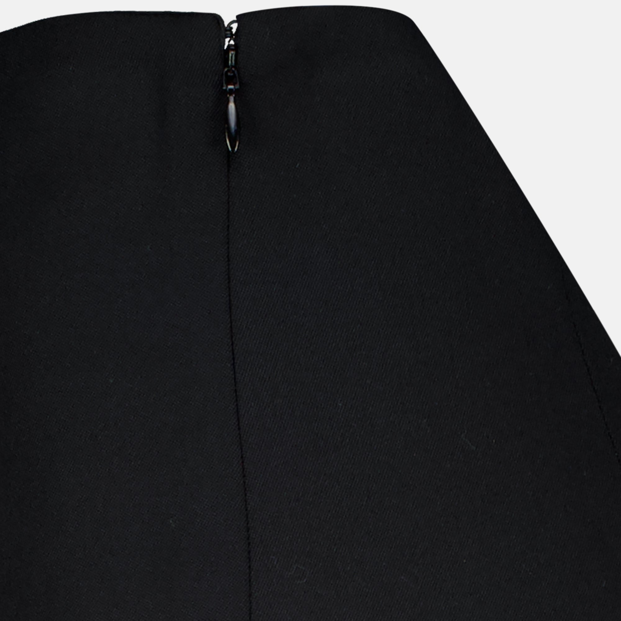 Jupes Long Black Wool Skirt Maison Margiela Noir Femme