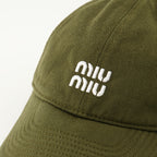Image de l'article Casquette en denim kaki de la marque Miu Miu pour Femme - Saison Printemps-Été 2026 - Vue détaillée_3