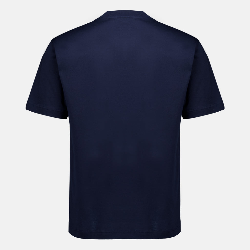 T-shirts T-shirt brodé bleu marine Prada Bleu foncé Homme