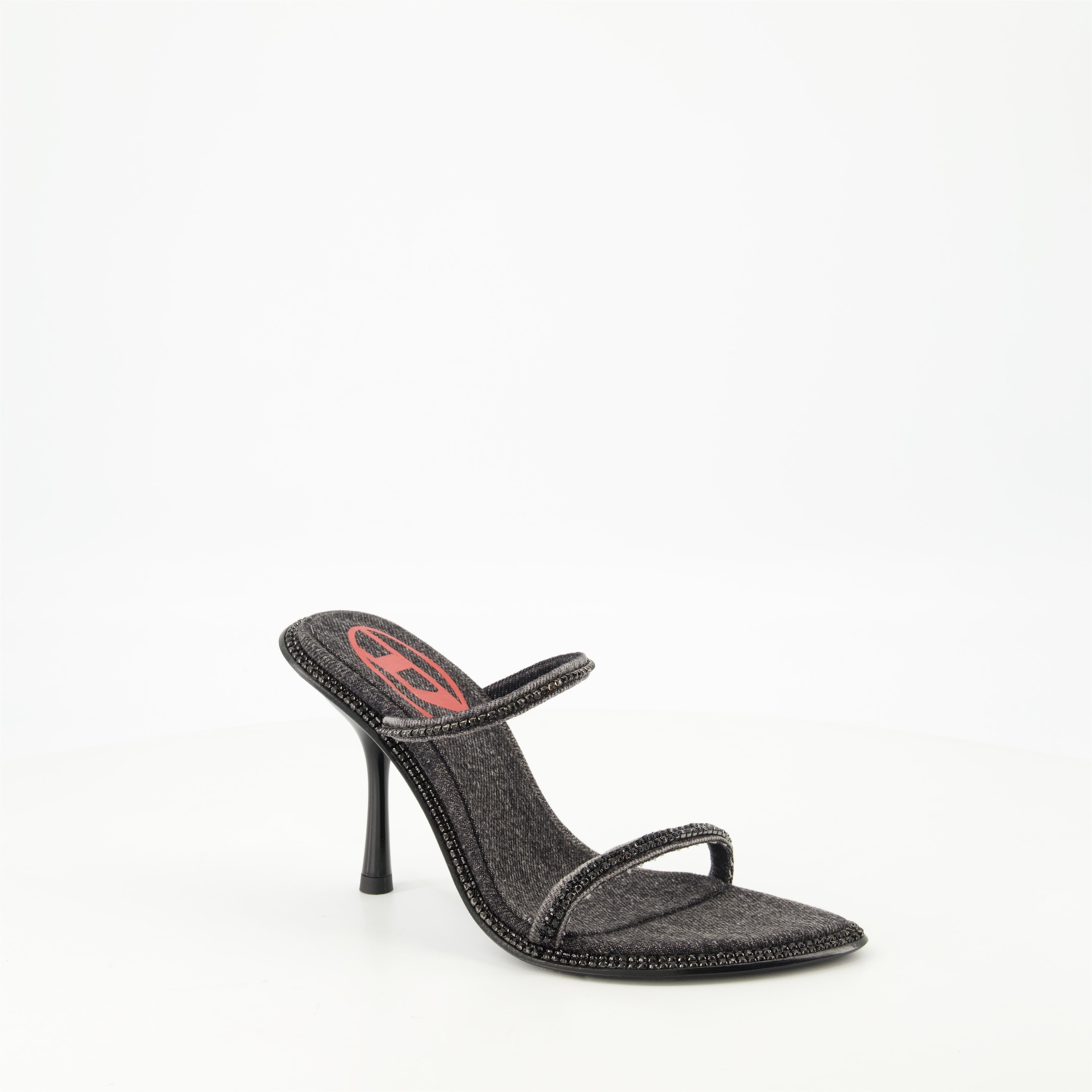 オープントゥシューズ D-havanna Sdl ヒールサンダル Diesel 黒 Femme