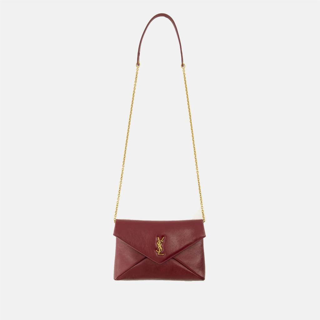 Sacs à main et épaule Cassandre Clutch Saint Laurent Rouge Femme