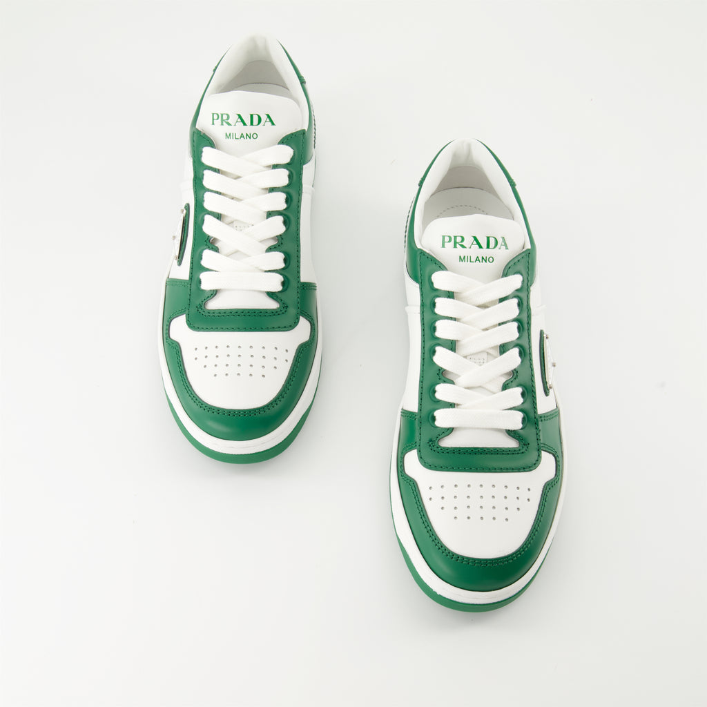 Sneakers Downtown Sneakers Prada Green Femme