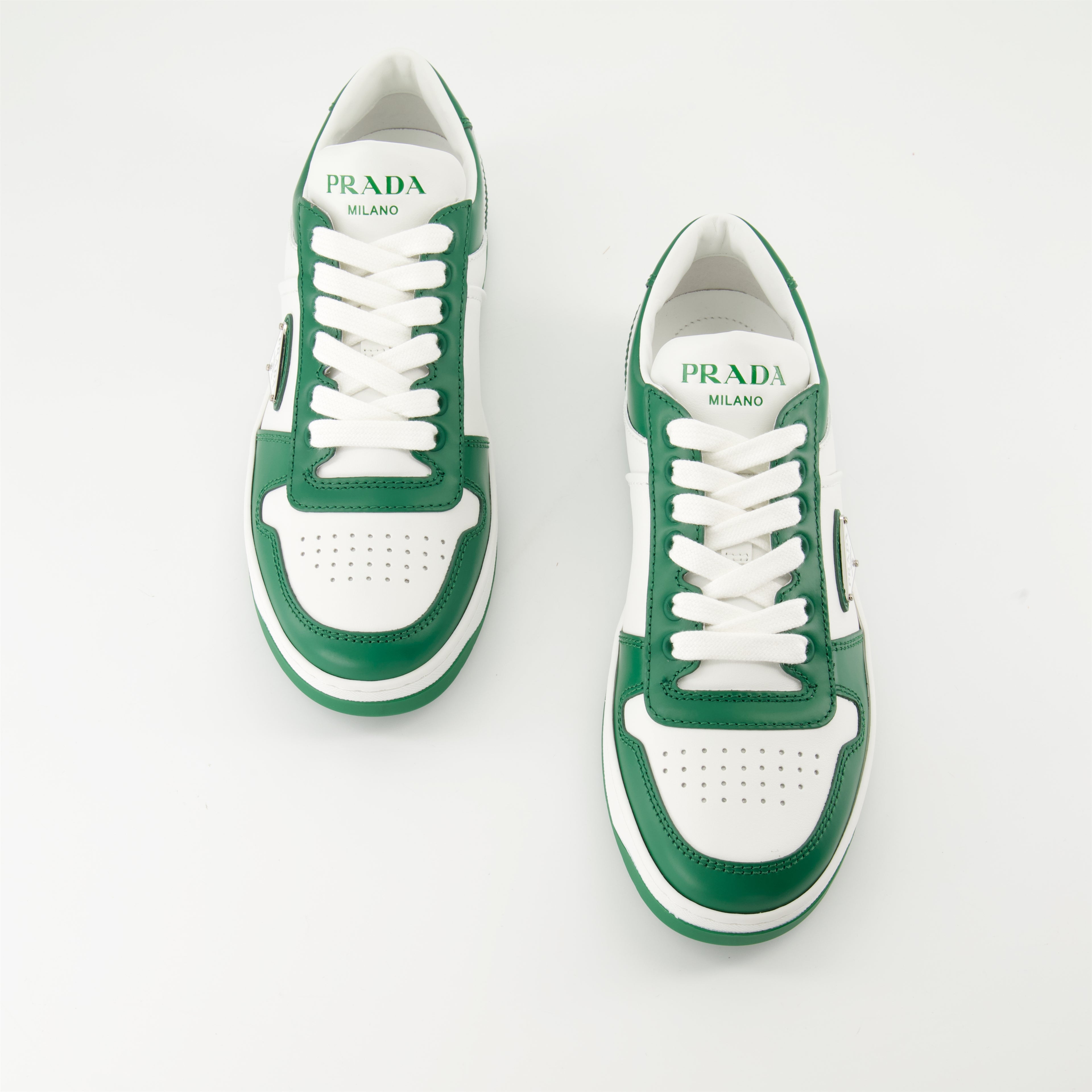 Sneakers Downtown Sneakers Prada Green Femme