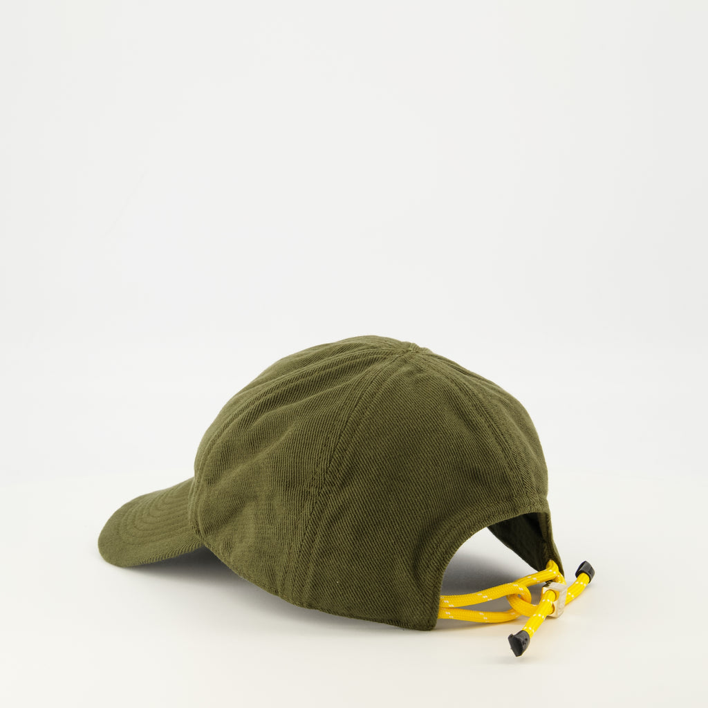 Image de l'article Casquette en denim kaki de la marque Miu Miu pour Femme - Saison Printemps-Été 2026 - Vue détaillée_2