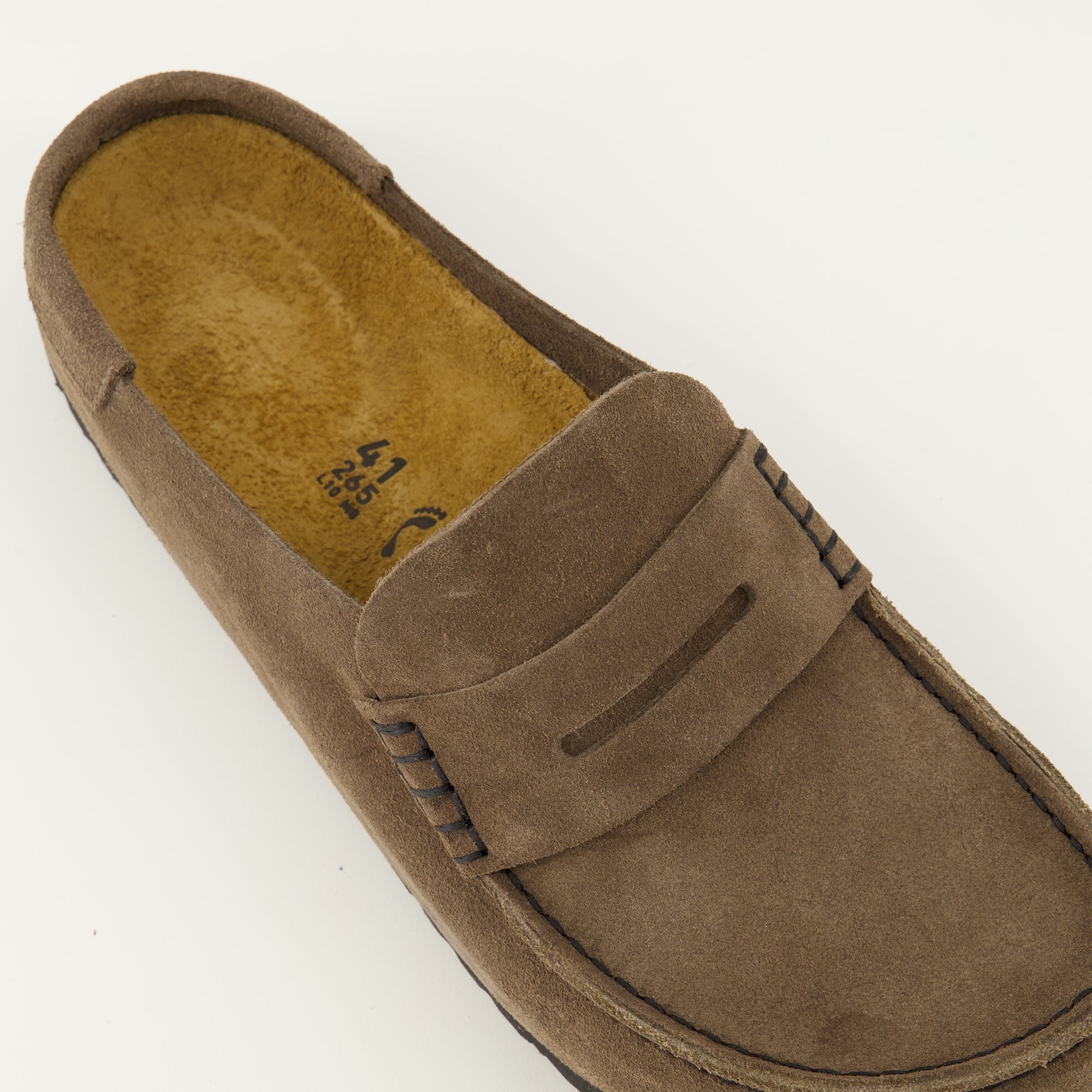 Chaussures ouvertes 뮤ules 나폴리 랩 브라운 Birkenstock Marron Unisexe