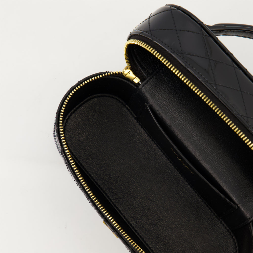 핸드백 및 숄더백 Sac Gaby Vanity en cuir verni Saint Laurent 검은색 Femme