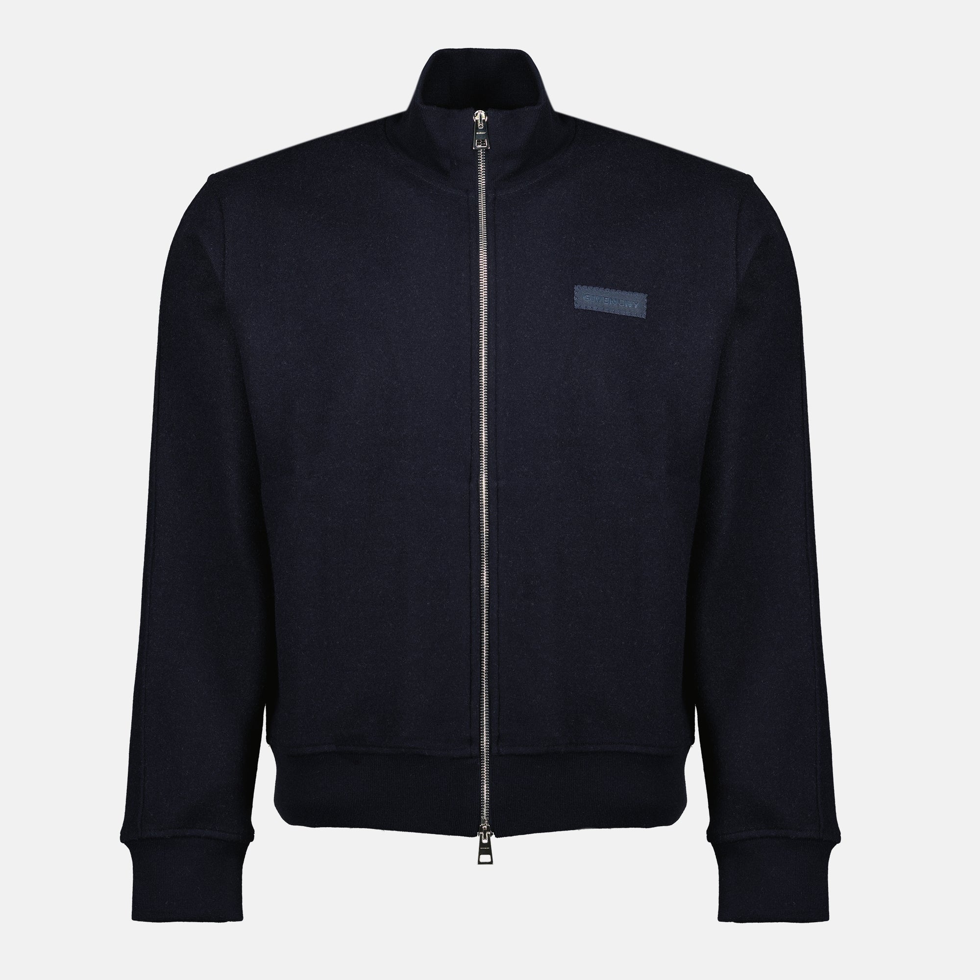 Image de l'article Veste zippée en laine de la marque Givenchy pour Homme - Saison Automne-Hiver 2025 - Vue de Face