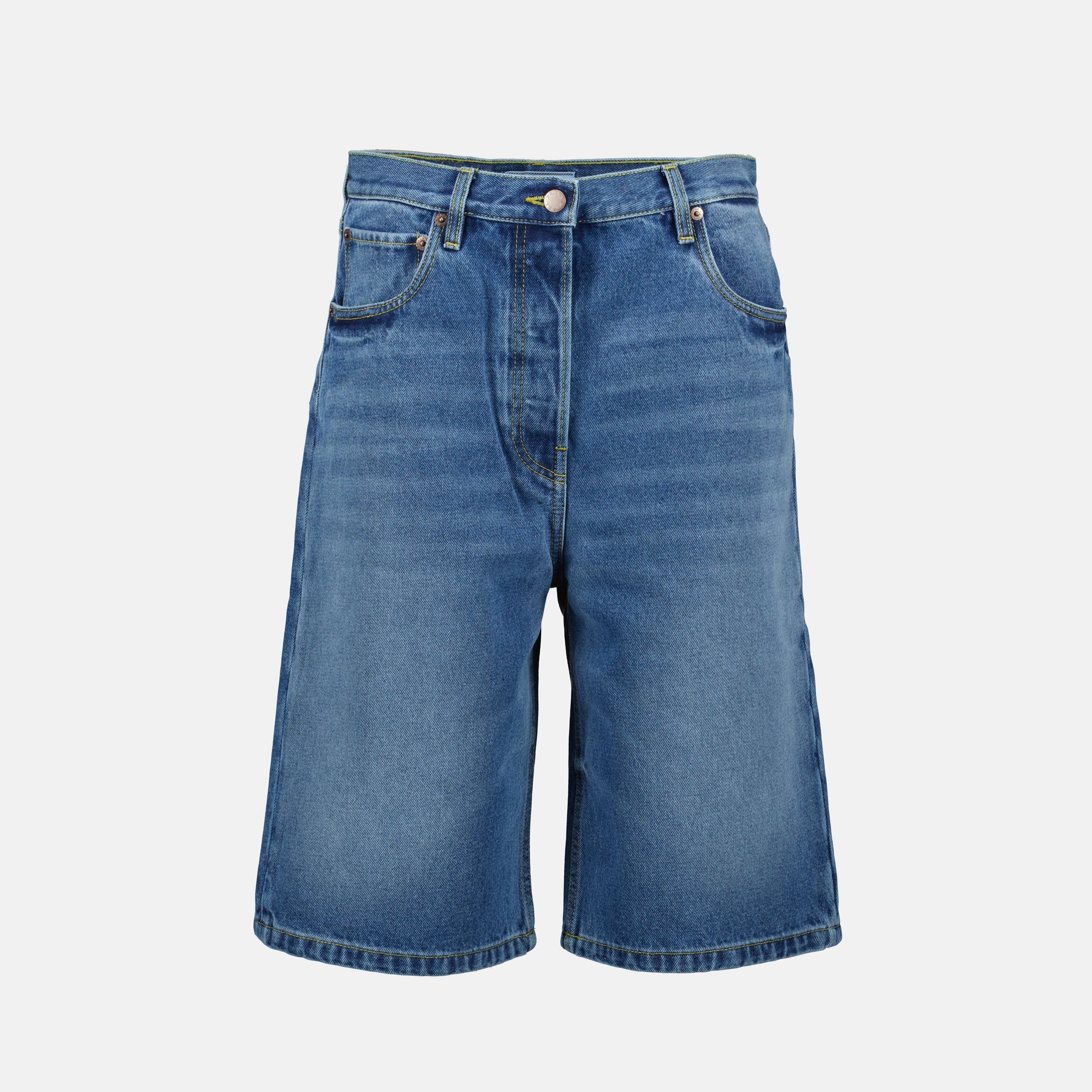 Shorts Denim Shorts Prada Blue Femme