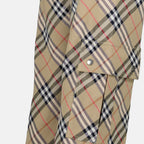 Hosen Kariert Hosen Burberry Beige Femme