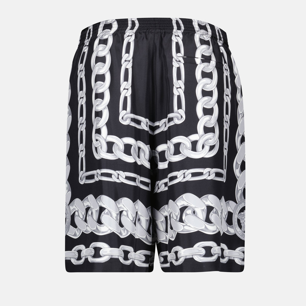 Shorts Short Medusa Chains Versace Black Homme