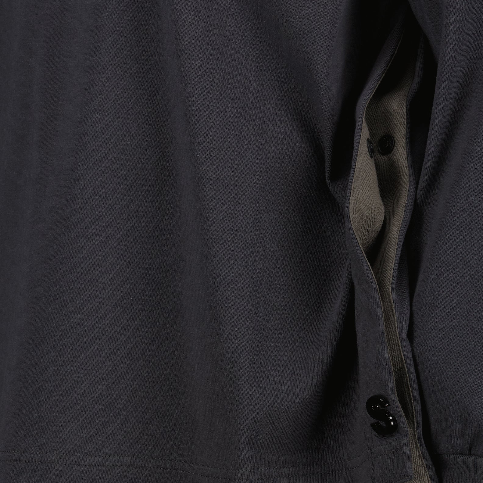 Sweatshirts Sweatshirt en jersey de coton Sacai Gris Homme