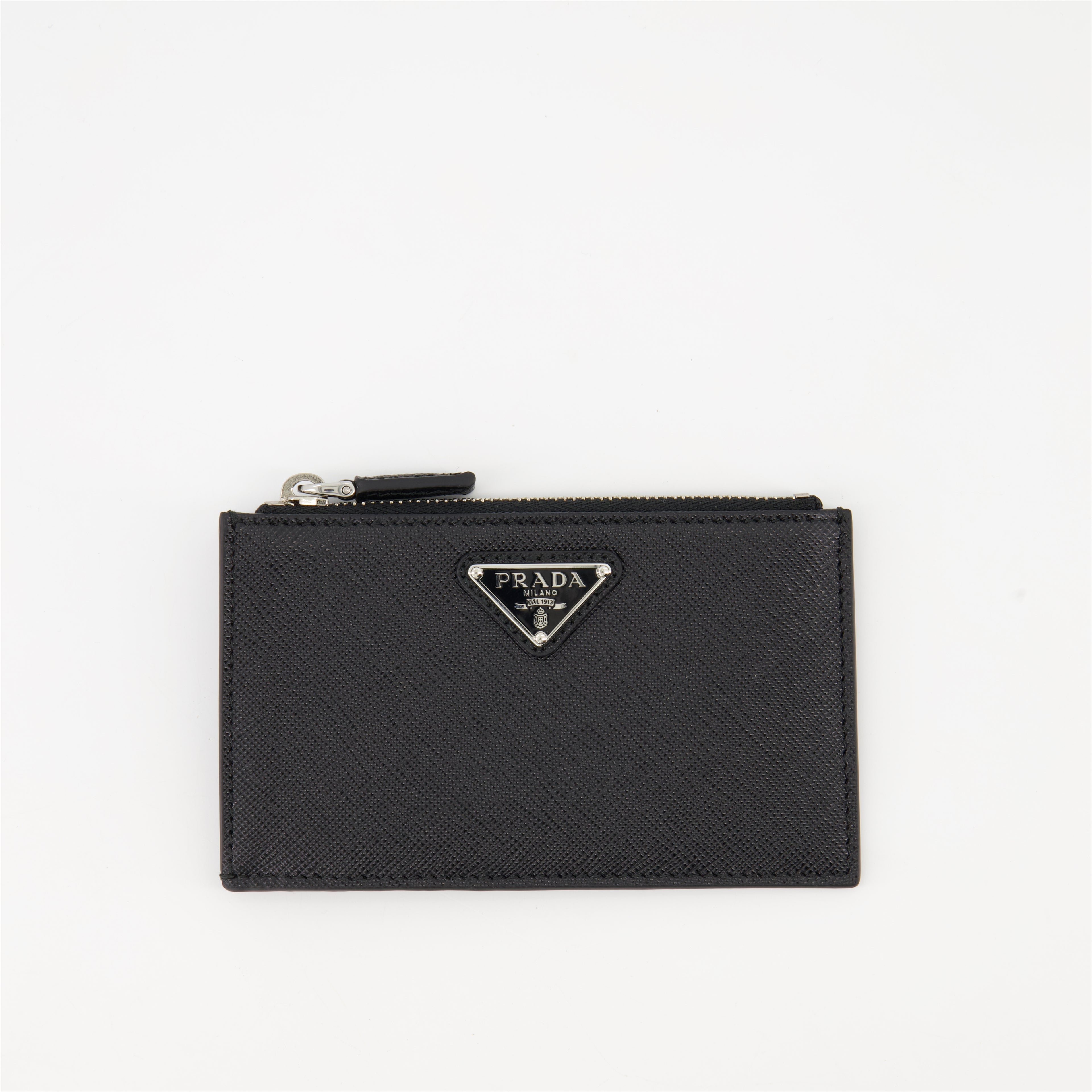 Small leather goods Saffiano Cardholder Prada Black Homme