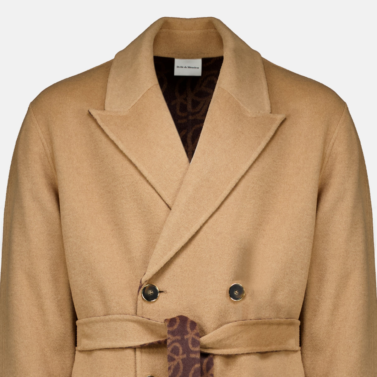 Manteaux Manteau double face Monogramme Drole De Monsieur Marron Homme