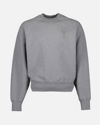 Sweatshirts USW002.747 055 gris chine Ami PARIS Gris Unisexe