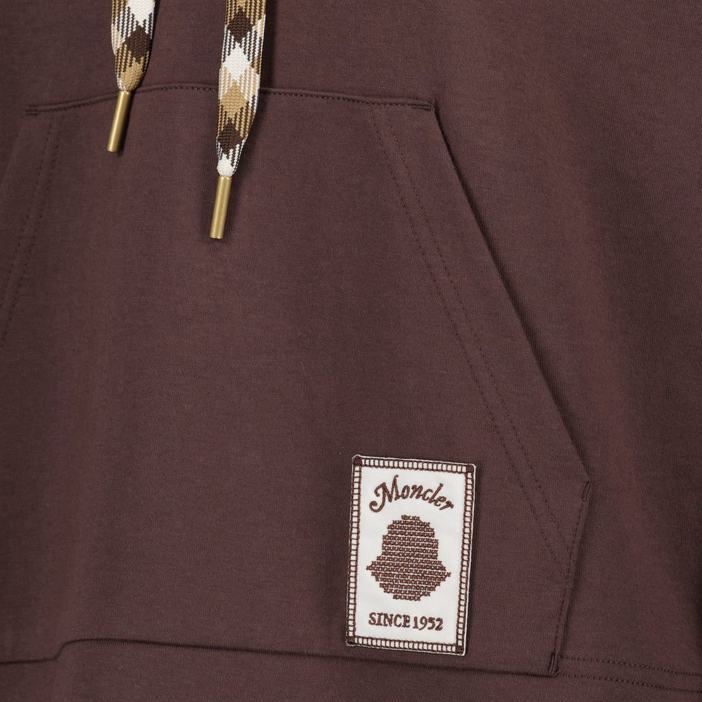 Sweatshirts 브라운 후드티 Moncler Marron Femme