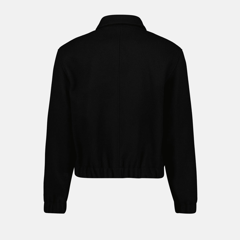 Jackets Blouson en laine Ami PARIS Black Homme