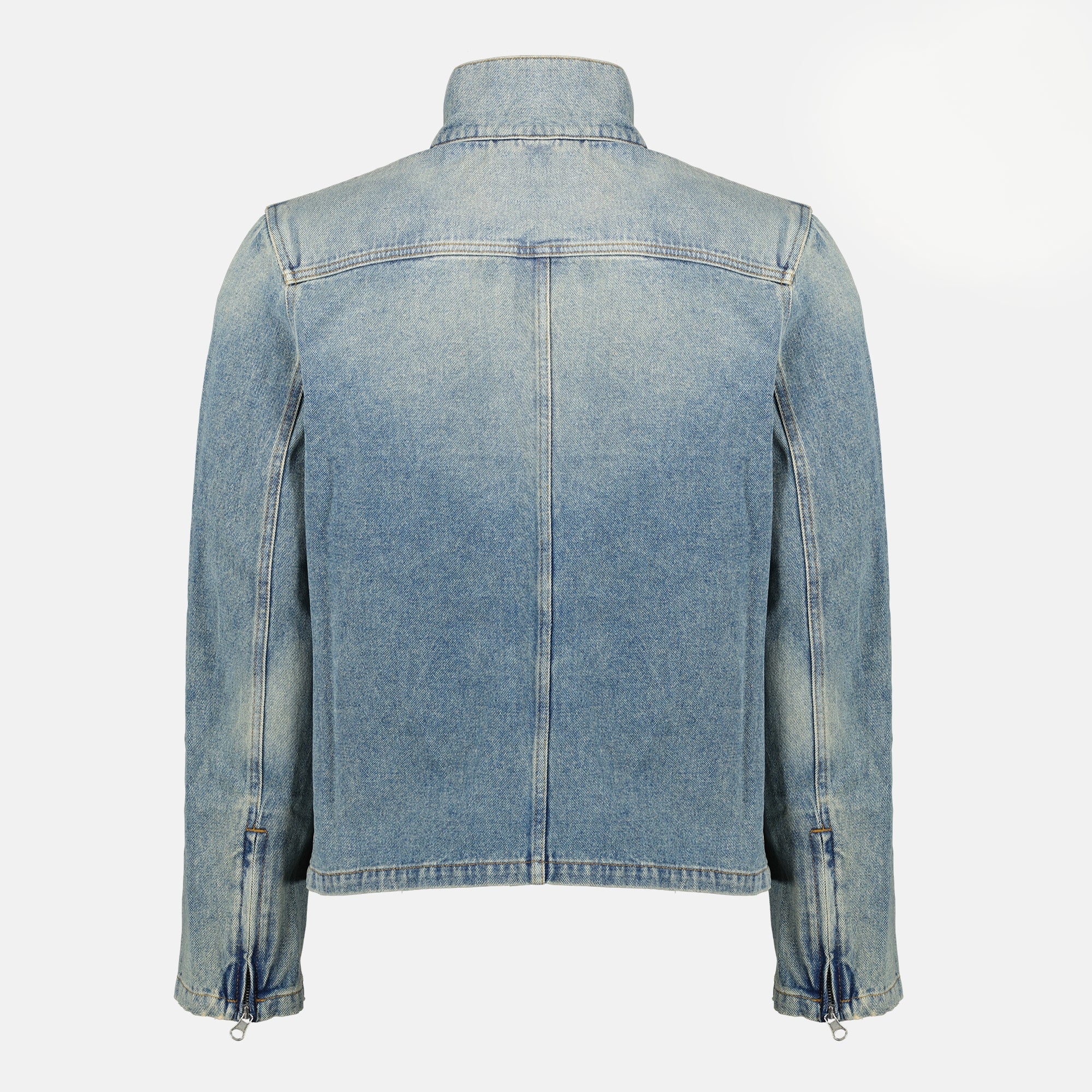 Vestes Stadtjacke aus blauem Denim Courrèges Bleu Homme