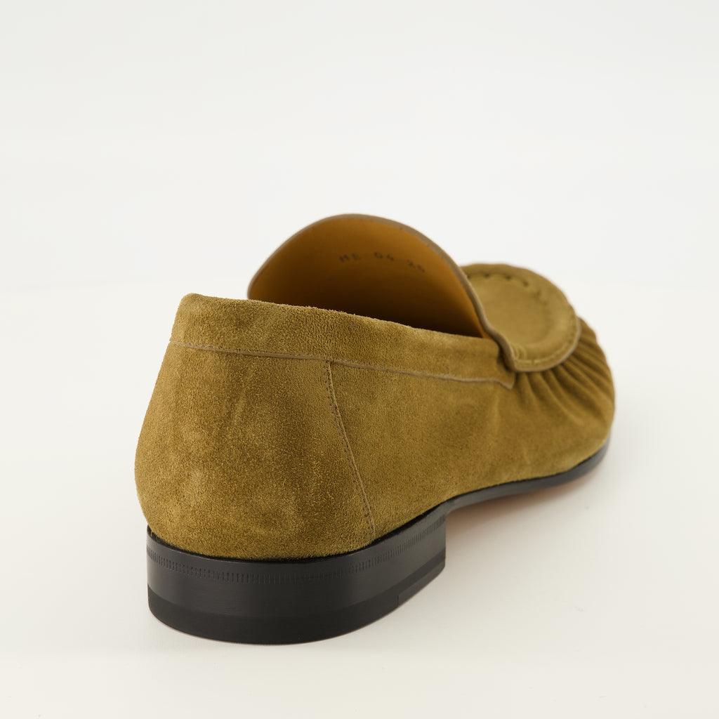 Mocassins Maurice Loafers in Light Brown Suede Dior Marron Homme