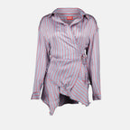 Hemden C-Razy Wickelhemd Diesel Lila Femme