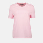 T-shirts T-shirt logo brodé Versace Rose Femme