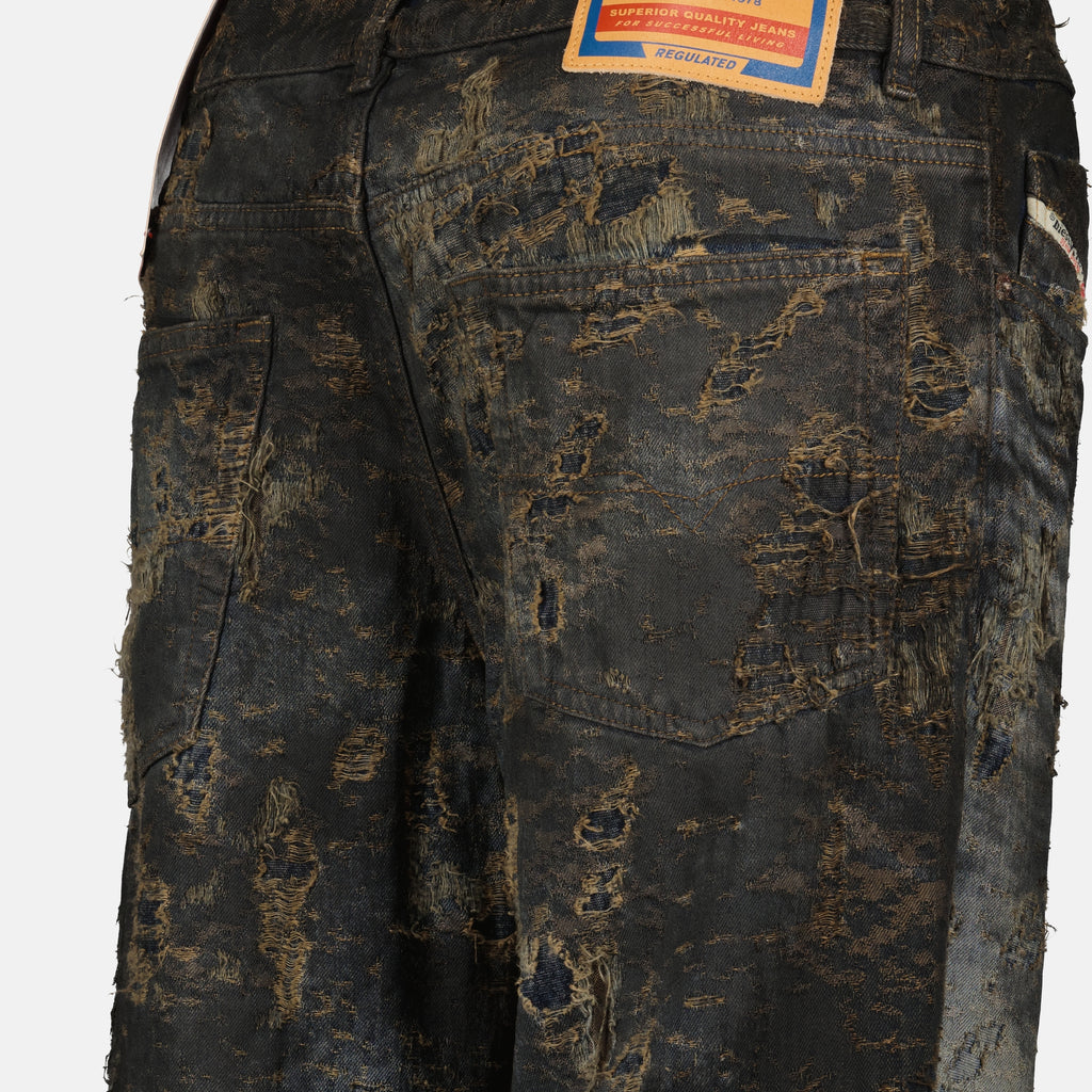 Pantalones Jean droit 2023 Diesel Marrón Homme