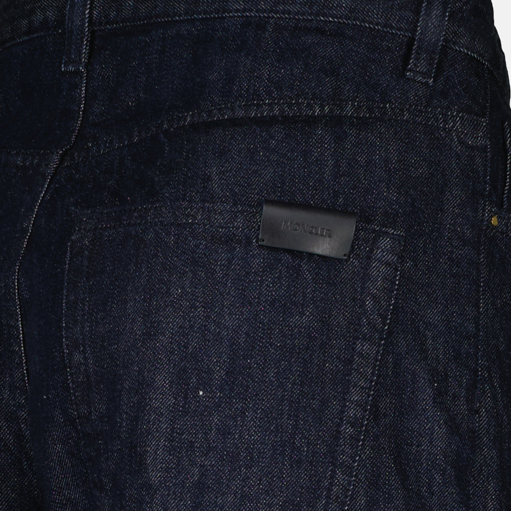 Pantalons 青いデニムジーンズ Moncler Bleu Femme