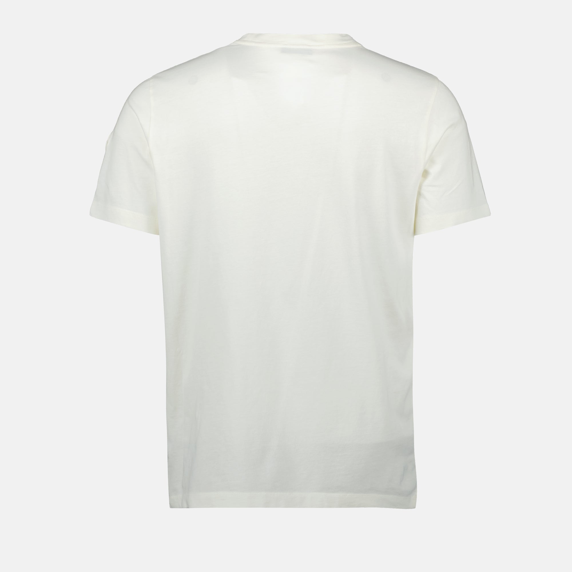 T-shirts T-shirt à logo flouté Moncler Blanc Homme
