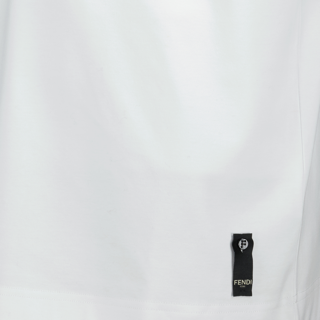 T-shirts T-shirt en coton Fendi Blanc Homme