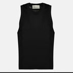 Imagen del artículo Camiseta sin mangas negra de algodón de la marca Ami PARIS para Hombre - Temporada Primavera-Verano 2026 - Vista frontal