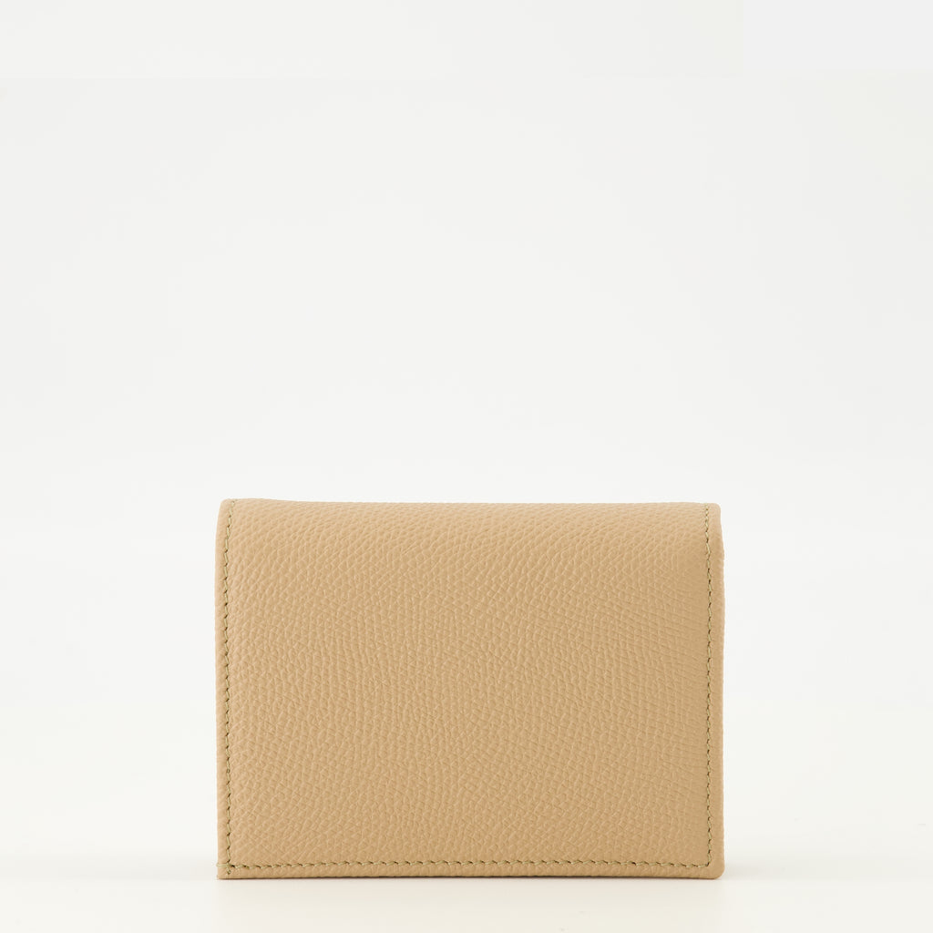 Petite maroquinerie Portafoglio Vlogo in Pelle Beige Valentino Garavani Beige Femme