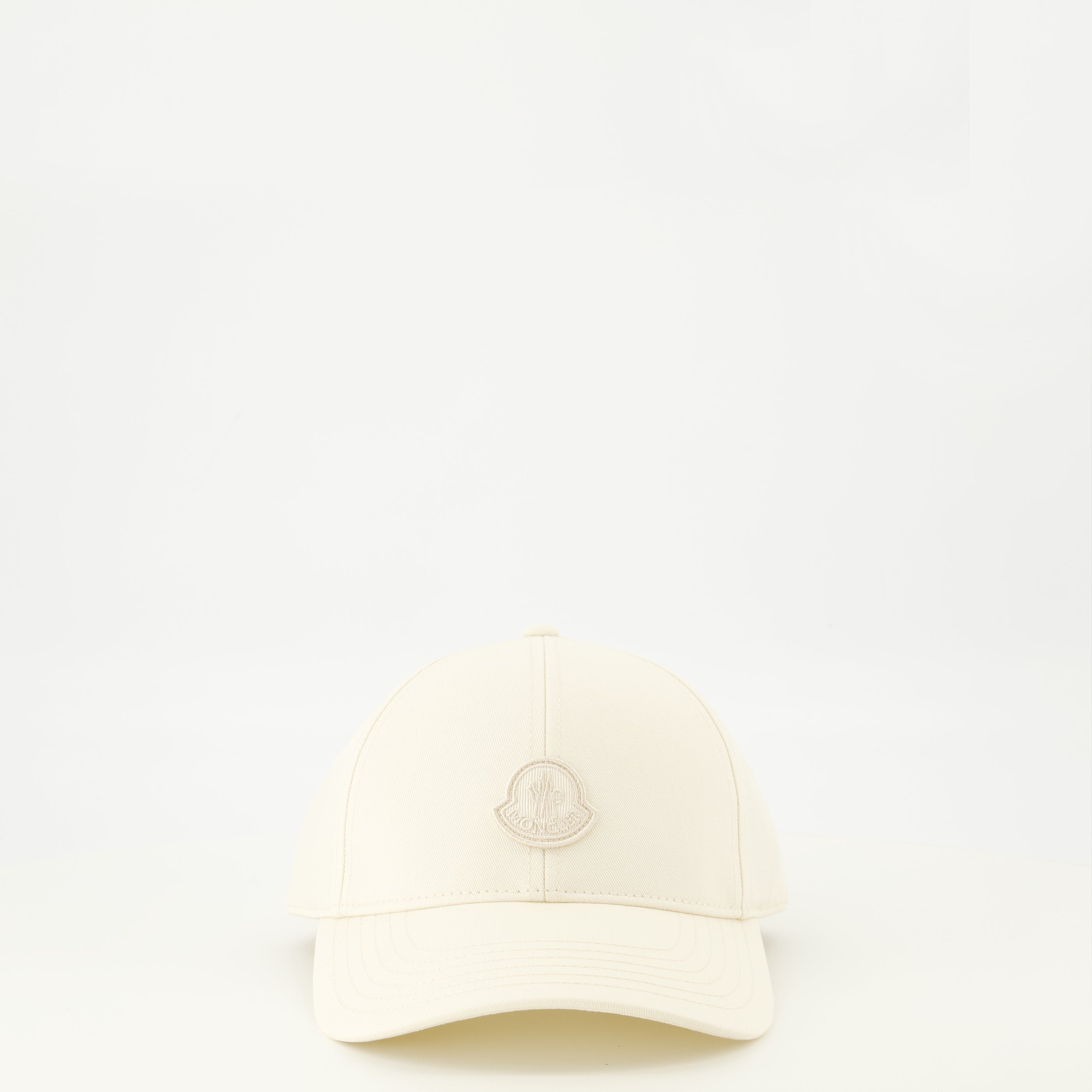 Bild des Moncler Damen Weißes Logo-Cap - Frühling-Sommer 2026 - Vorderansicht