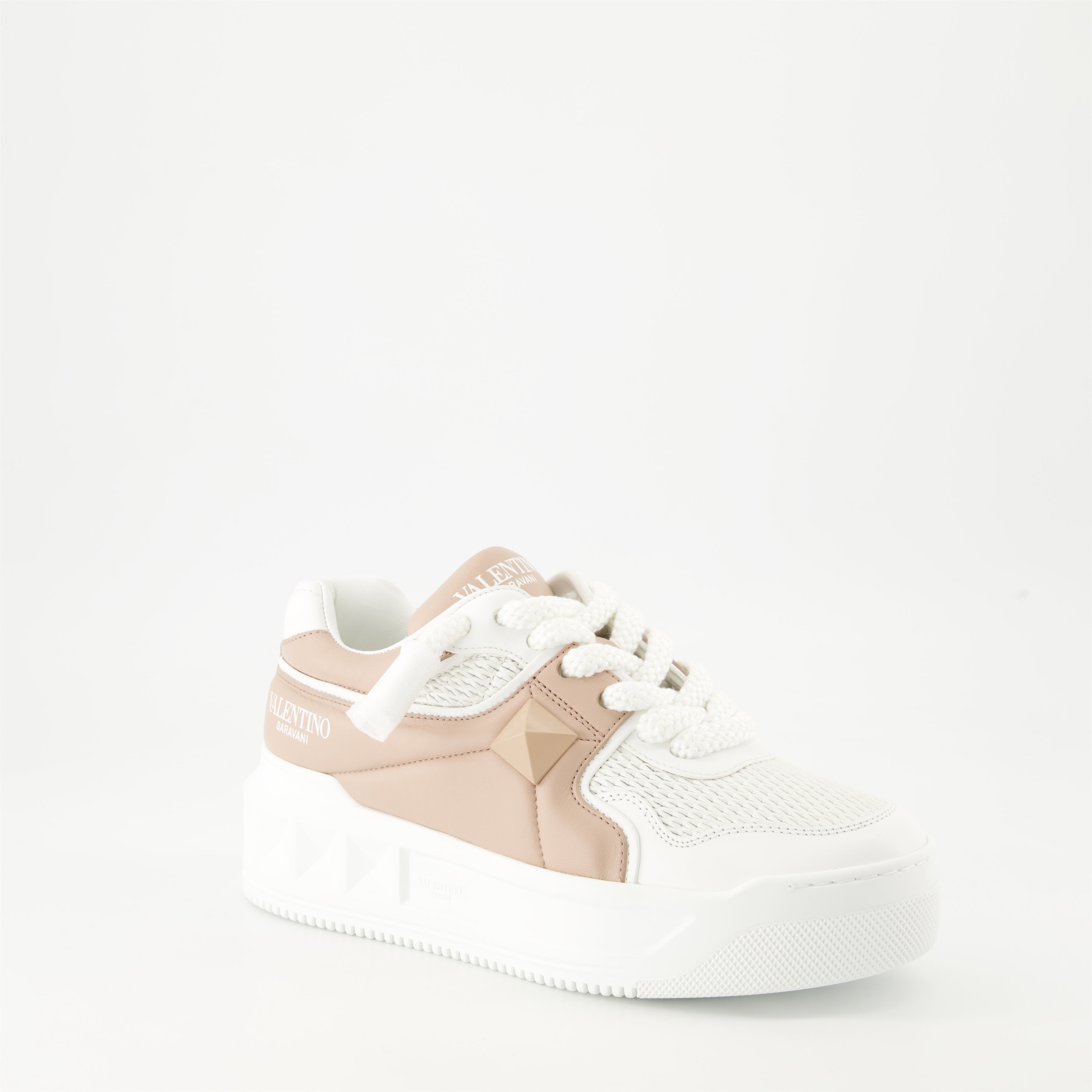 Sneaker Zapatillas One Stud XL Valentino Garavani Rosa Femme