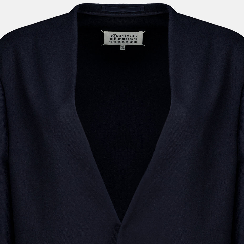 Vestes Navy Blue Wool Jacket Maison Margiela Bleu foncé Femme